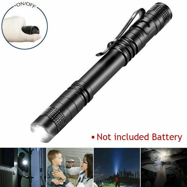 Mini LED Penlight Flashlight 2-Pack with Pocket Clip - view 4