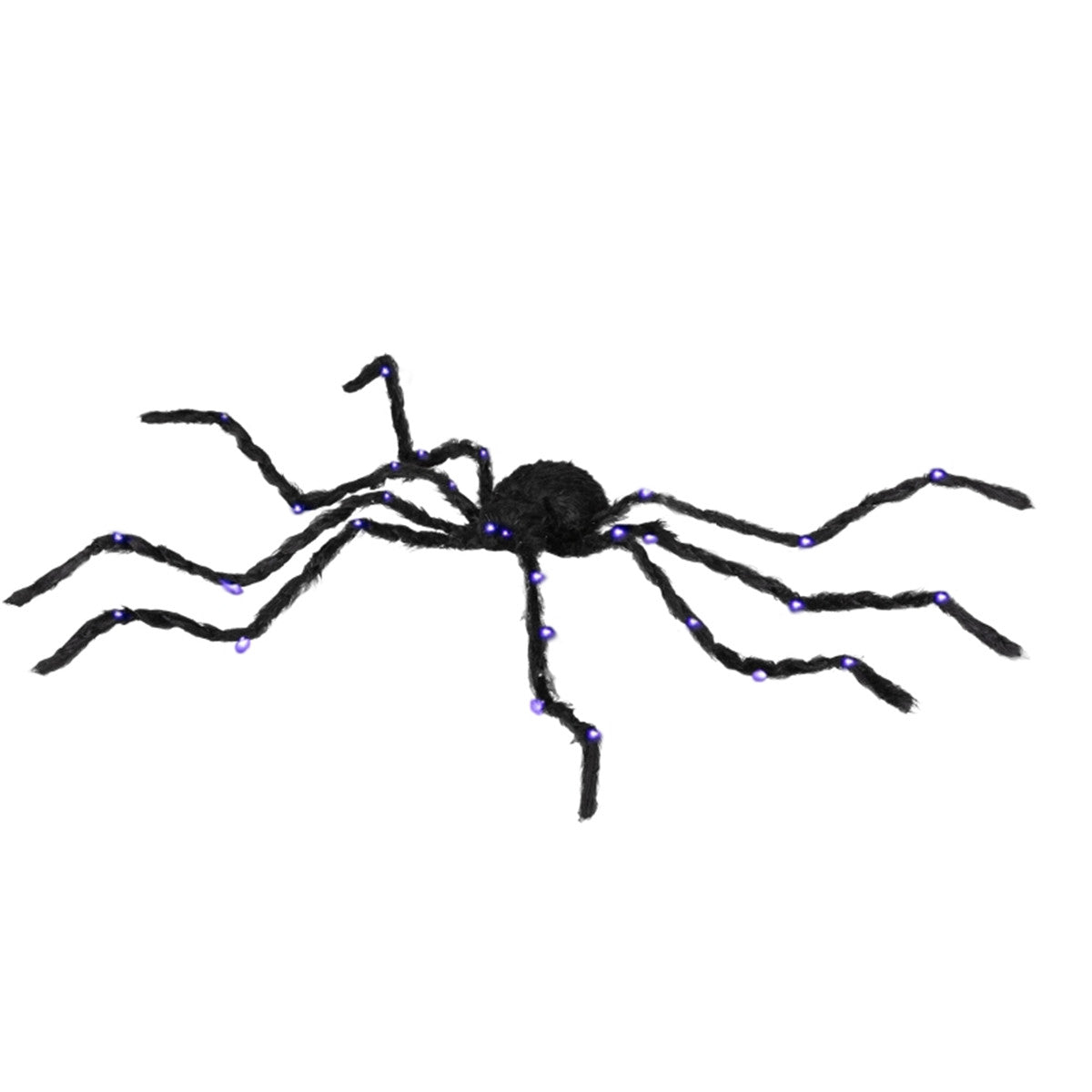 Giant Light-Up Spider 47 in with Bendable Purple LED Legs, H - view 4