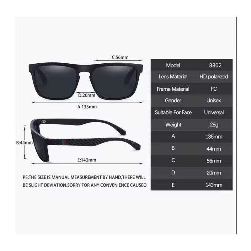 Polarized Square Sunglasses for Fishing, Driving and Outdoor - view 2