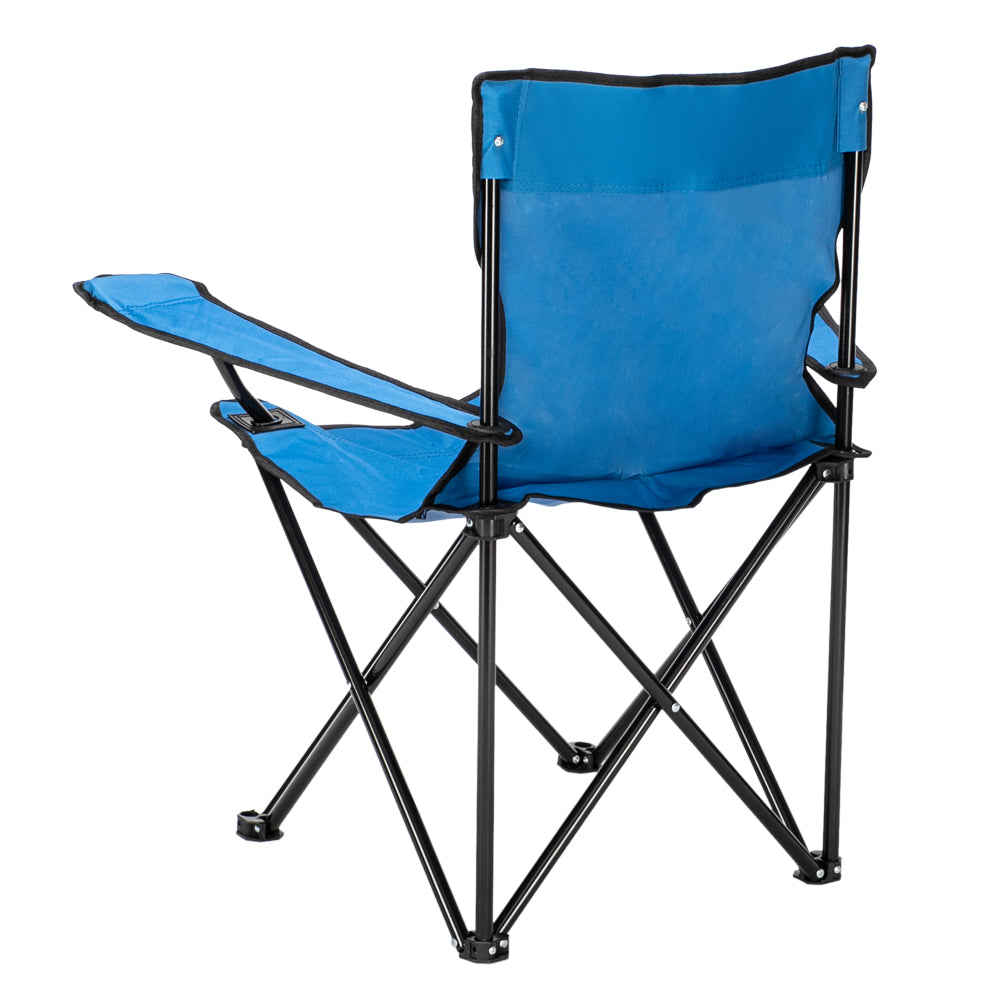 Compact Folding Camp Chair, 32 x 19 x 31 in, Blue - view 3