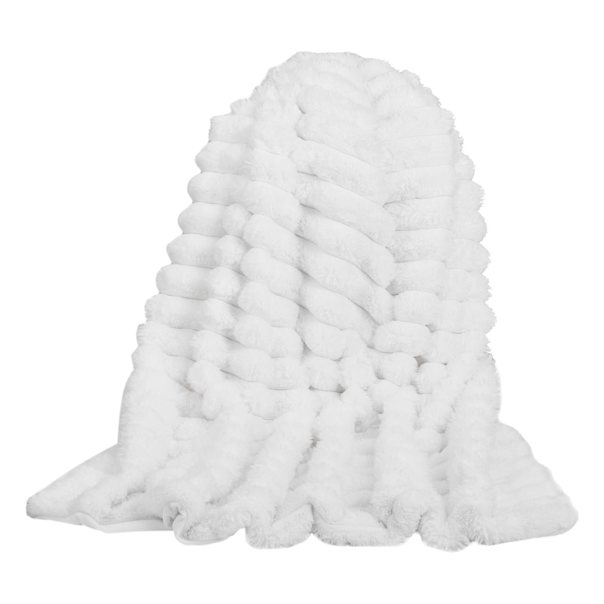 Faux Fur Throw Blanket 50x60 in, Soft Cozy Couch and Bed Thr - view 7