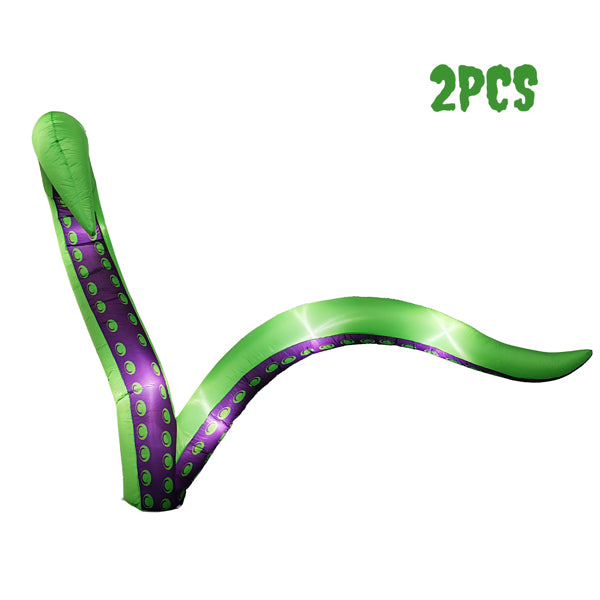 Inflatable Octopus Tentacles 2-Pack, 6.9 ft with LED Lights, - view 2