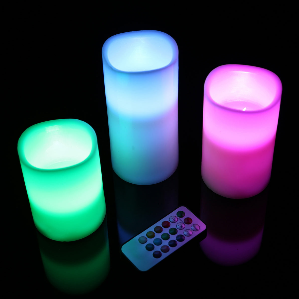 Flameless Votive Candles 6-Pack, Battery LED Flickering Cand - view 2