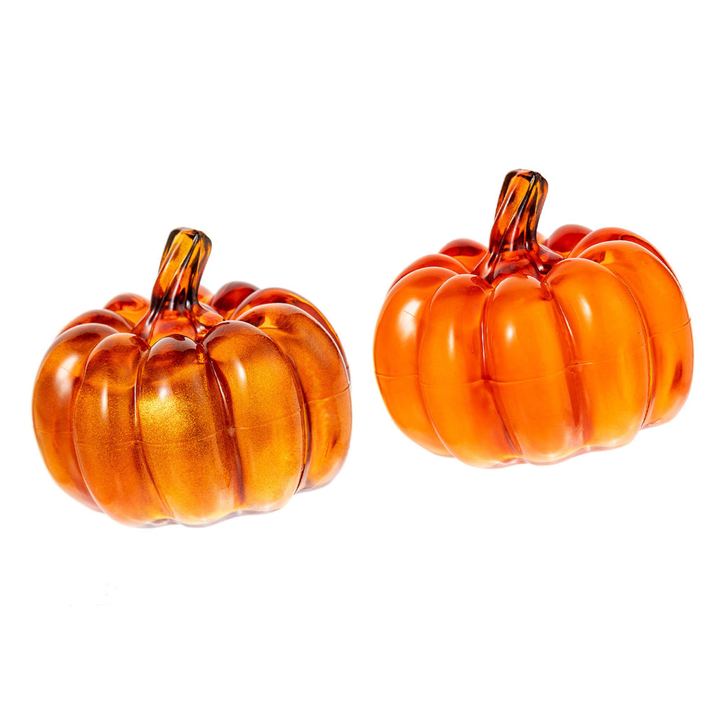 LED Pumpkin Lamps 2-Pack, Battery Operated Fall Table Lights - view 1
