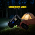 Rechargeable Handheld Spotlight, Solar and USB Charging, Wat - view 1