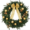 Pre-Lit Battery Christmas Wreath 24 in with Remote, Lighted  - view 1