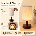 Mini Cordless Bedside Lamp, Rechargeable Touch LED Night Lig - view 1