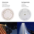 42 LED Solar Flagpole and Camp Light, Adjustable Outdoor Sol - view 1