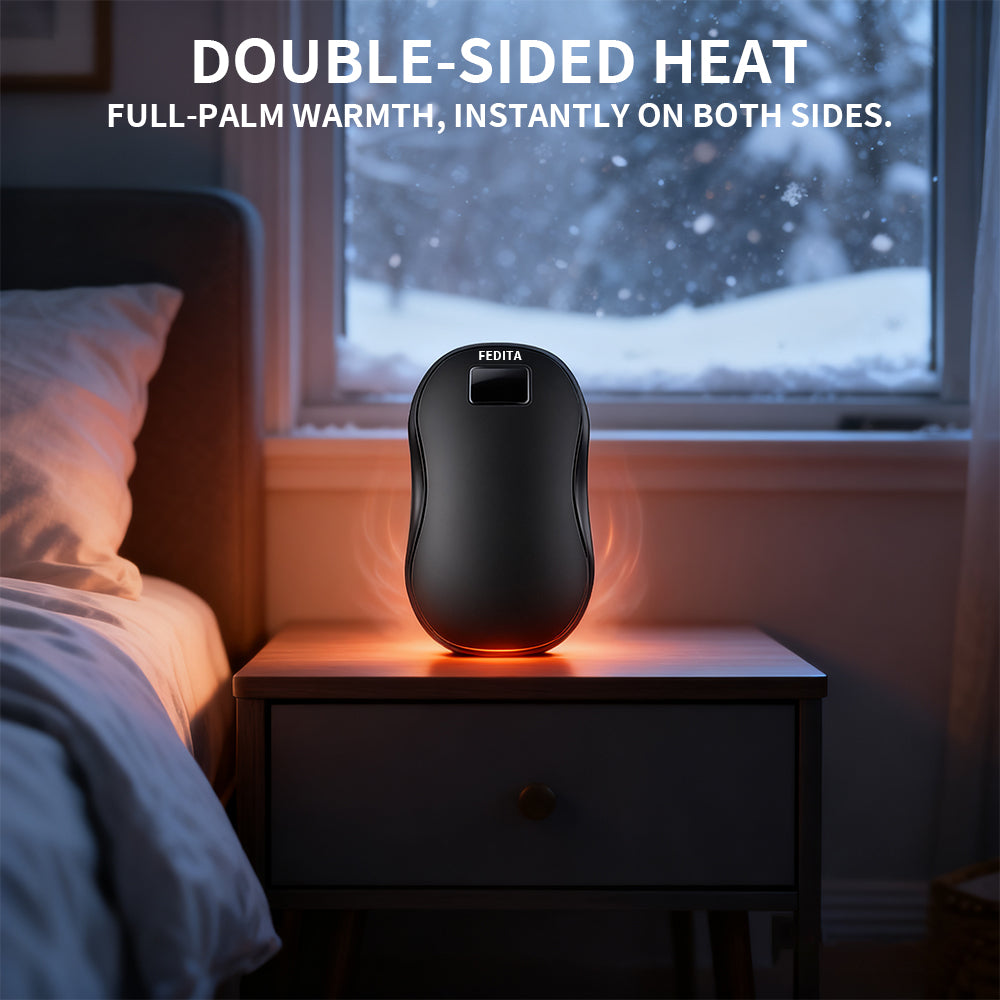 Rechargeable Hand Warmer with Digital Display, Double-Sided  - view 6