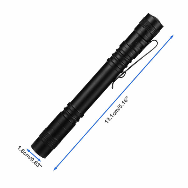 Mini LED Penlight Flashlight 2-Pack with Pocket Clip - view 7
