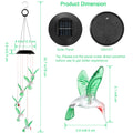 Solar Hummingbird Wind Chime Light, Color-Changing LED Garde - view 1