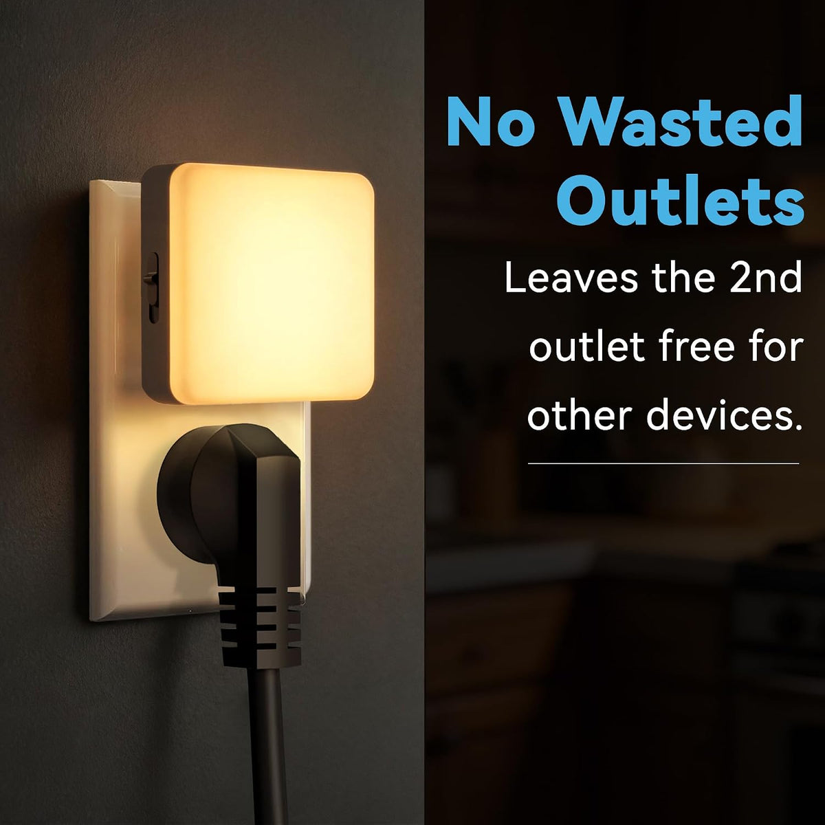 Dusk-to-Dawn LED Night Lights 2-Pack, Plug-In Auto On Off Wa - view 5