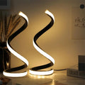 Spiral LED Table Lamp 2-Pack, 3-Color Dimmable USB Desk Lamp - view 1