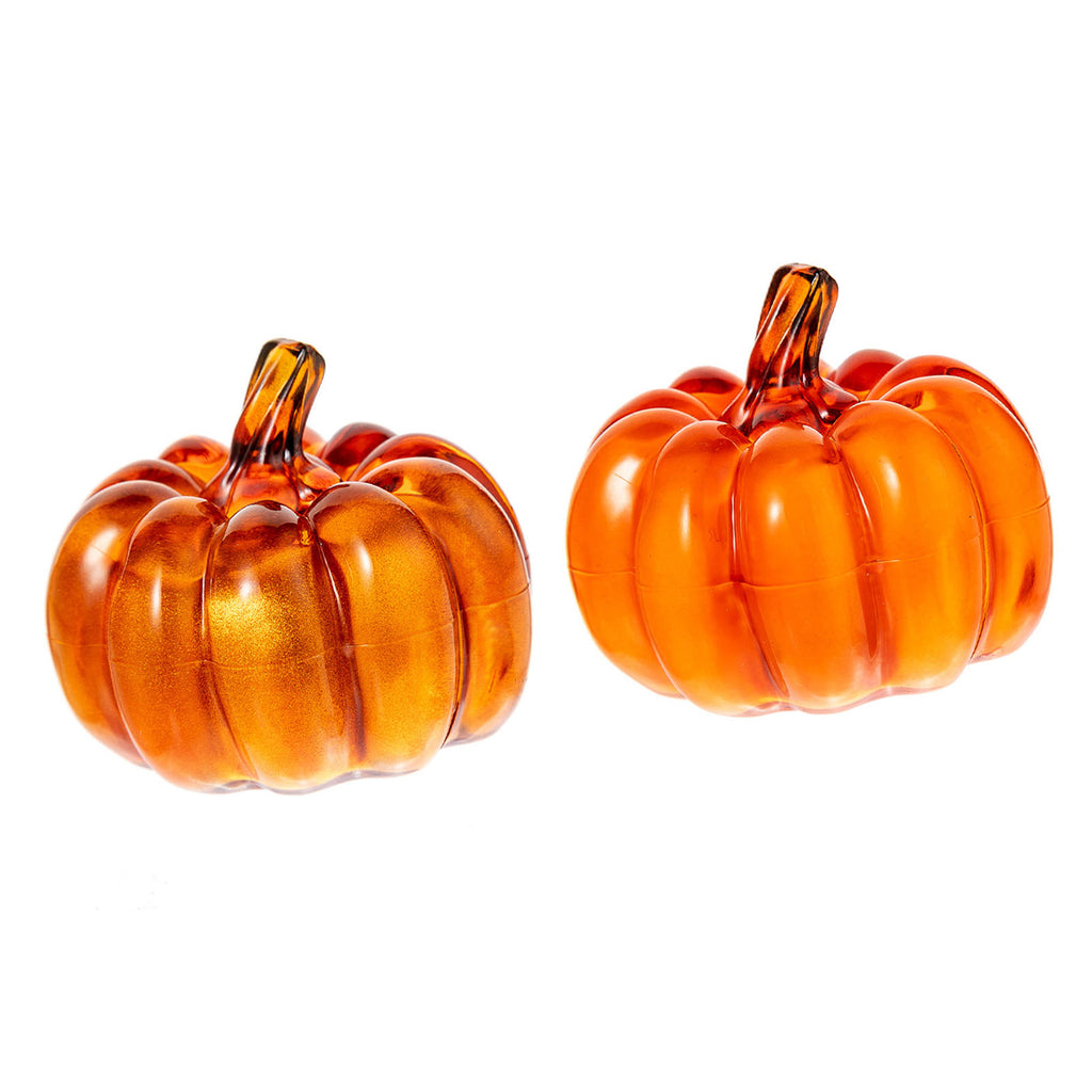 LED Pumpkin Lamps 2-Pack, Battery Operated Fall Table Lights - view 4