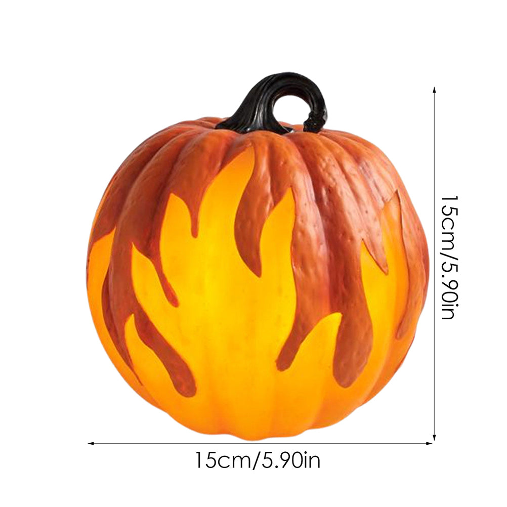 Flickering LED Jack-o-Lantern Pumpkin Lantern, Battery Opera - view 3