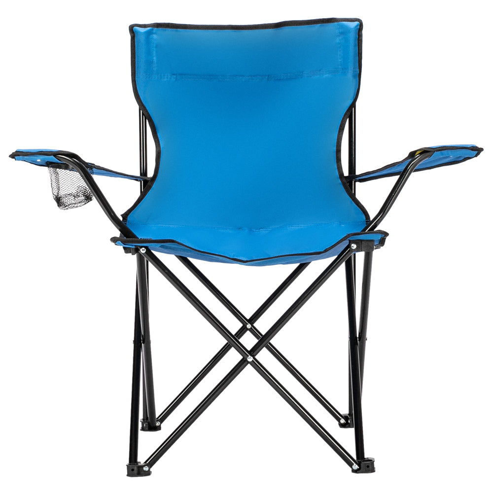 Compact Folding Camp Chair, 32 x 19 x 31 in, Blue - view 5