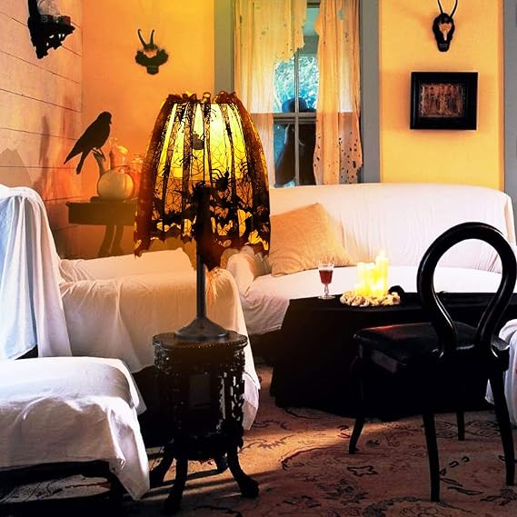 Halloween Lamp Shade Covers 3-Pack, Spooky Decorative Covers - view 6