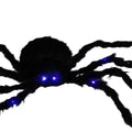 Giant Light-Up Spider 47 in with Bendable Purple LED Legs, H - view 1