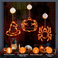 Halloween Window Lights 3-Pack, Spider, Witch Hat and Pumpki - view 1