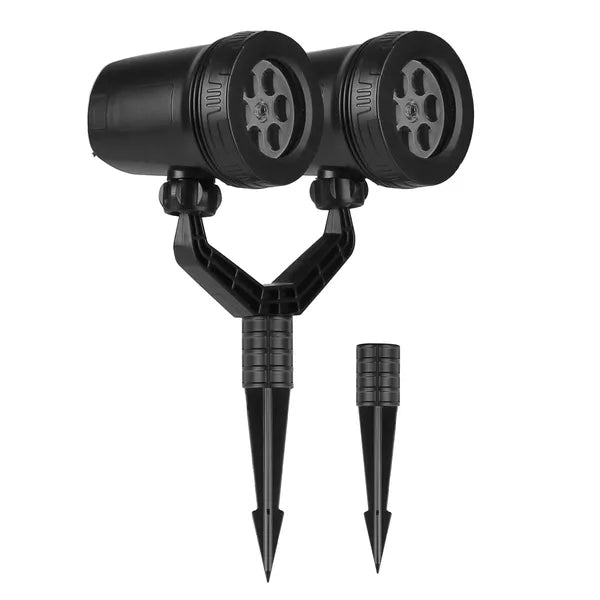 Snowflake Projector Light, Dual-Head LED Christmas Stake Lig - view 8