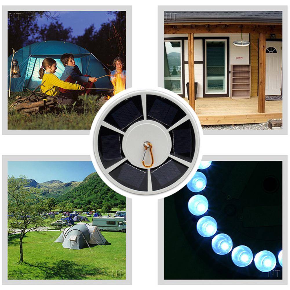 42 LED Solar Flagpole and Camp Light, Adjustable Outdoor Sol - view 3