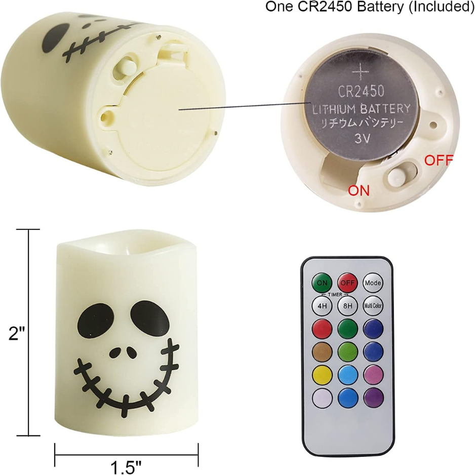 Color-Changing Flameless Votive Candles with Remote and Time - view 5
