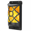 Solar Flickering Flame Wall Light, 96 LED Dancing Flame Outd - view 1