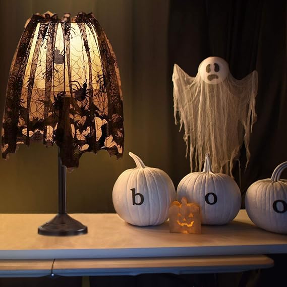 Halloween Lamp Shade Covers 3-Pack, Spooky Decorative Covers - view 1