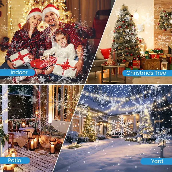 Snowflake Projector Light, Dual-Head LED Christmas Stake Lig - view 7