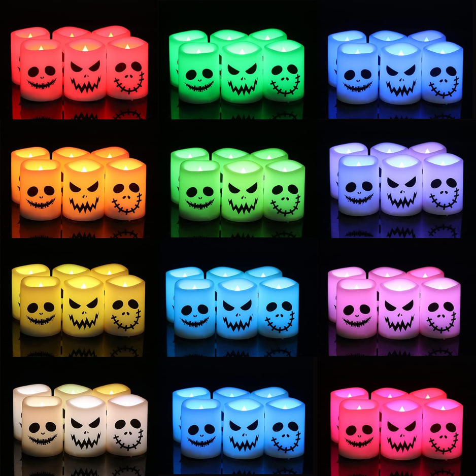 Color-Changing Flameless Votive Candles with Remote and Time - view 4