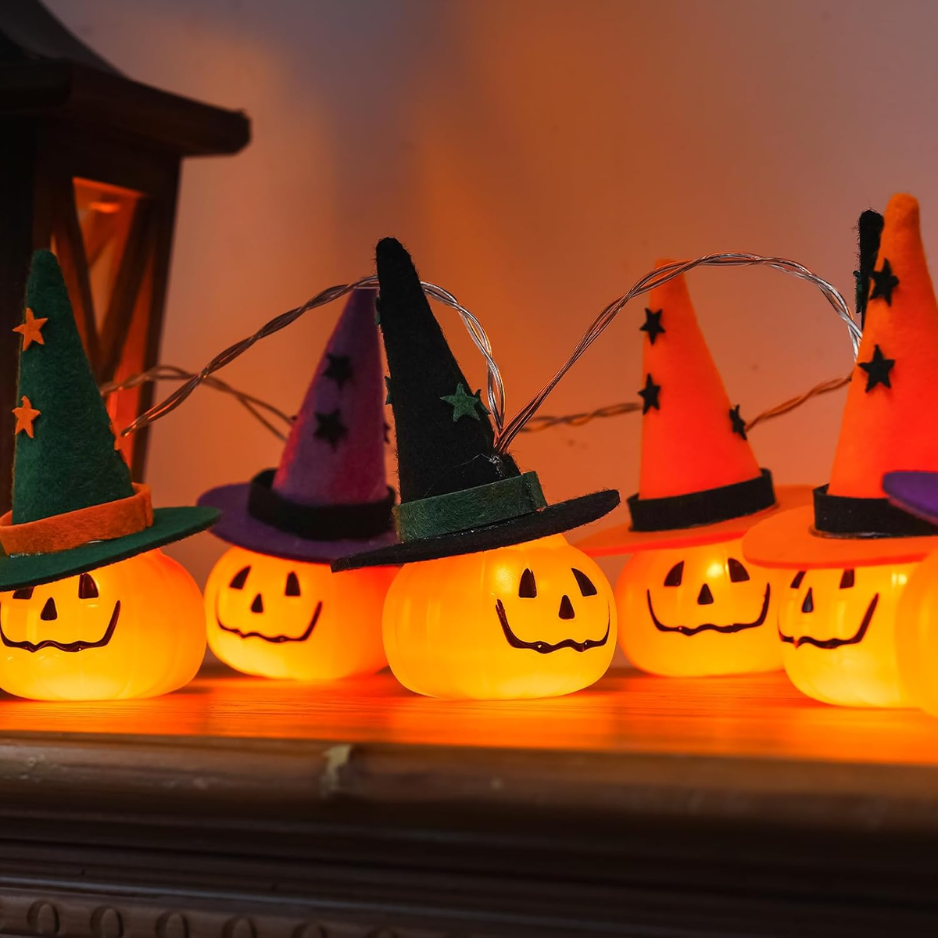 Halloween Fairy String Lights 4.9 ft 10 LED, Battery Operate - view 2