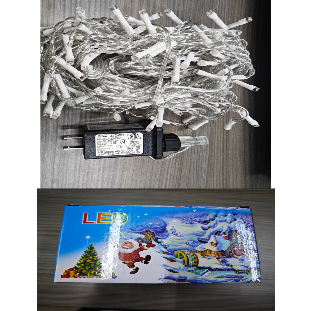 Warm White Icicle Lights 33 ft 400 LED, Connectable Indoor O - view 2