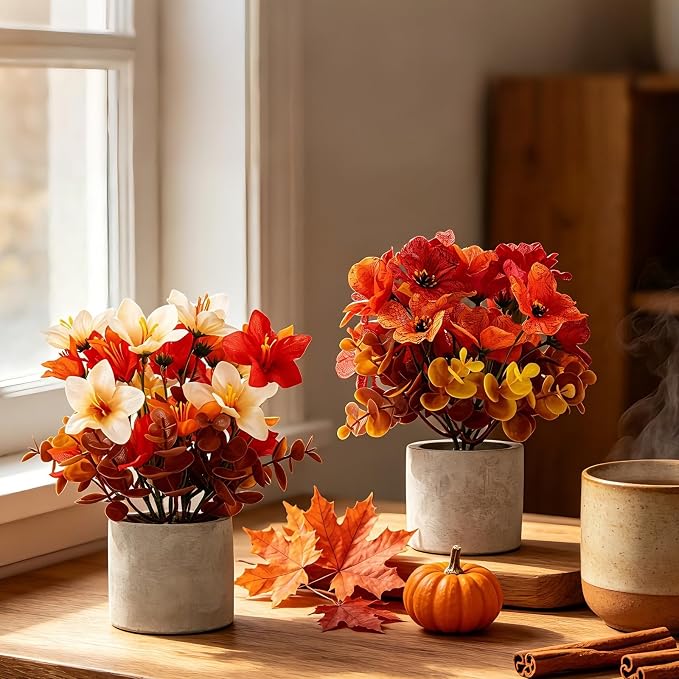 Fall and Thanksgiving Decor 3-Piece Set for Mantel, Shelf or - view 3