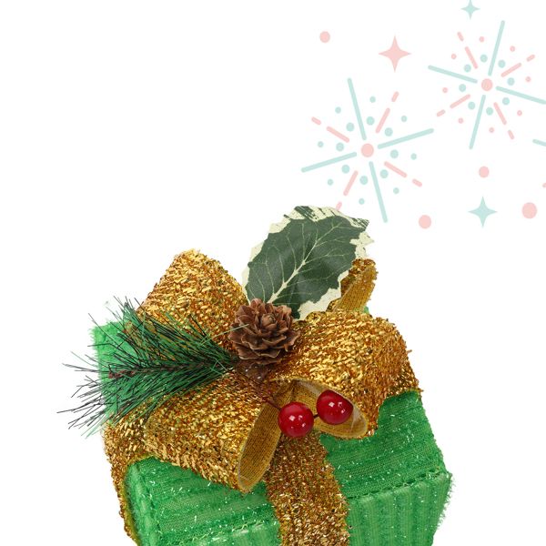 Lighted Christmas Gift Boxes Set of 3, 60 Warm White LED Hol - view 7