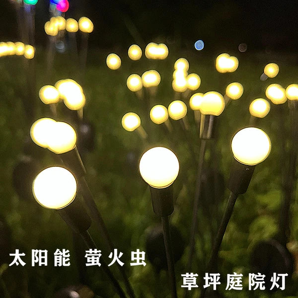 Solar Firefly Garden Lights 4-Pack, 48 LED Swaying Lights fo - view 2