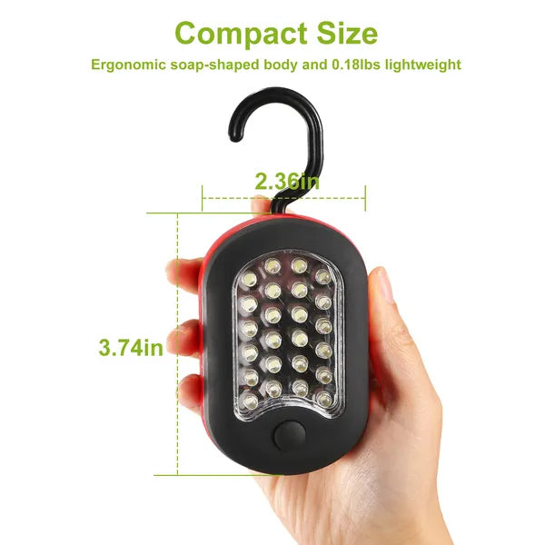 27 LED Magnetic Work Light with Hook, Compact Camp and Emerg - view 6