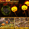 Solar Swaying Pumpkin Firefly Lights 2-Pack, 12 LED Outdoor  - view 1