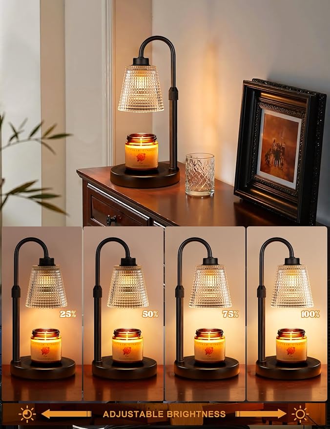 Candle Warmer Lamp with Timer, Electric Candle Heating Lamp  - view 3