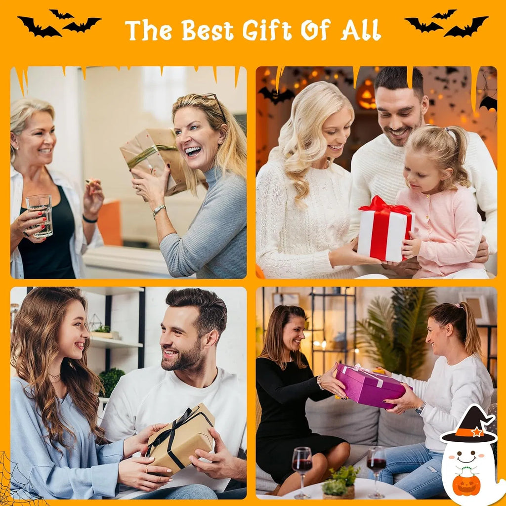 Ghost Reading Book Lamp, Cute Light-Up Halloween Night Light - view 3