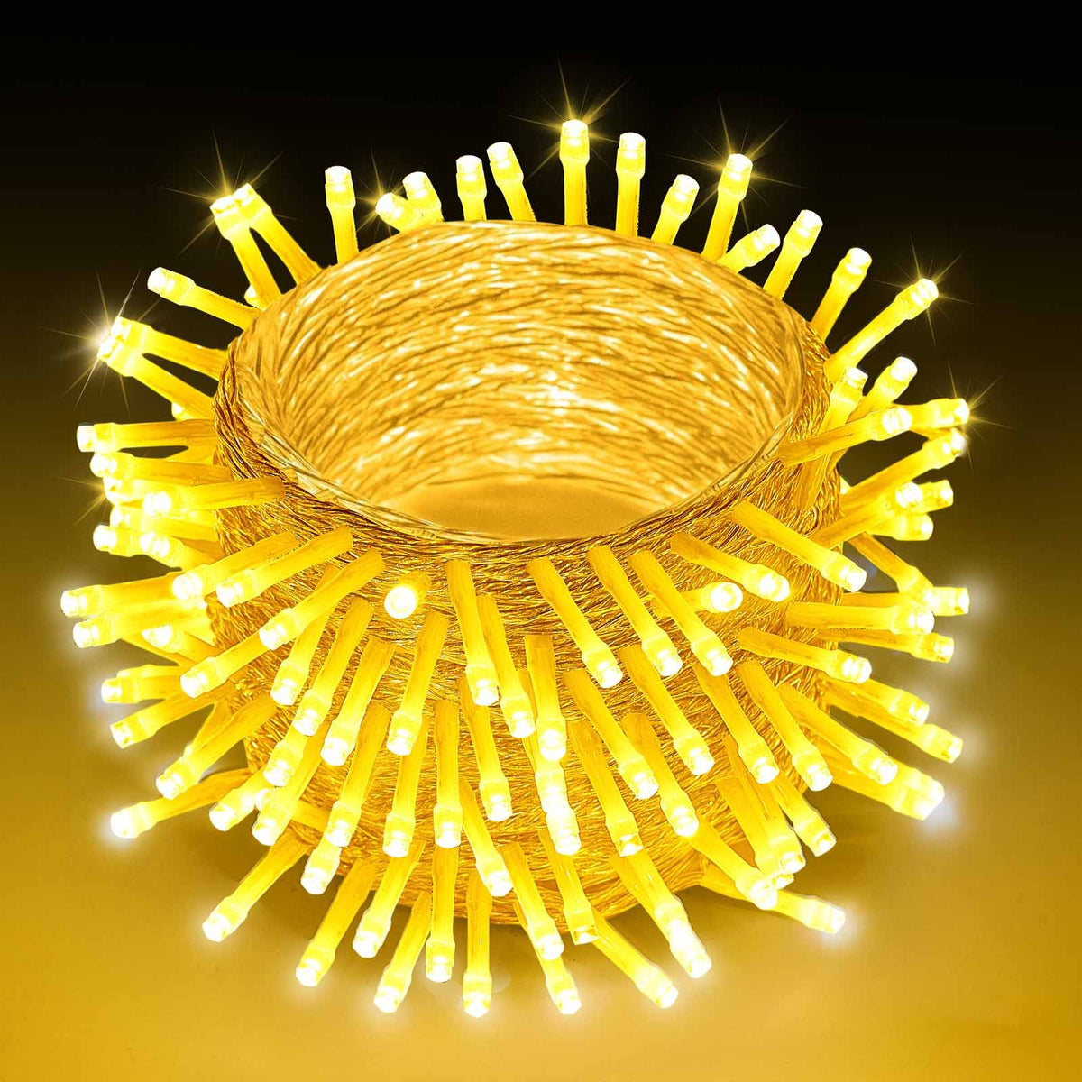 Warm White Christmas String Lights 76 ft 200 LED, Connectabl - view 5