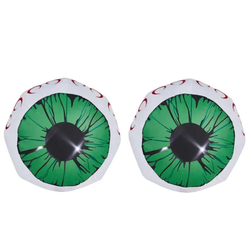 Inflatable Glowing Eyes 2-Pack, 3 ft Lighted Halloween Yard  - view 1
