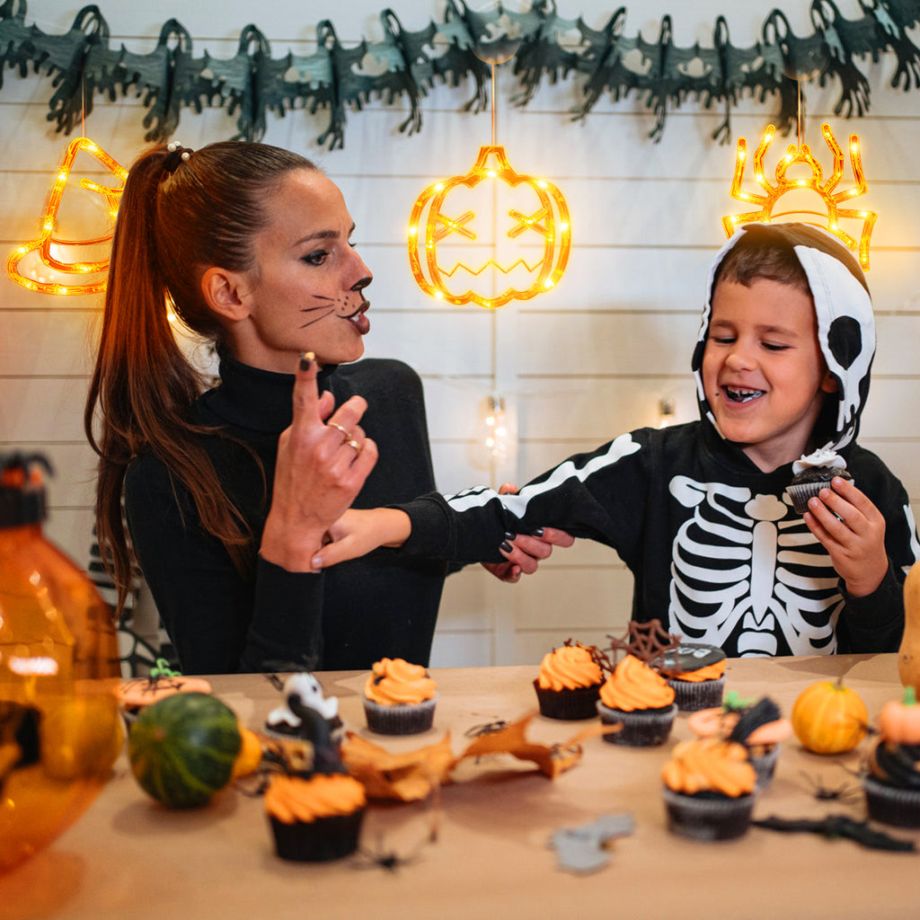 Halloween Window Lights 3-Pack, Spider, Witch Hat and Pumpki - view 8