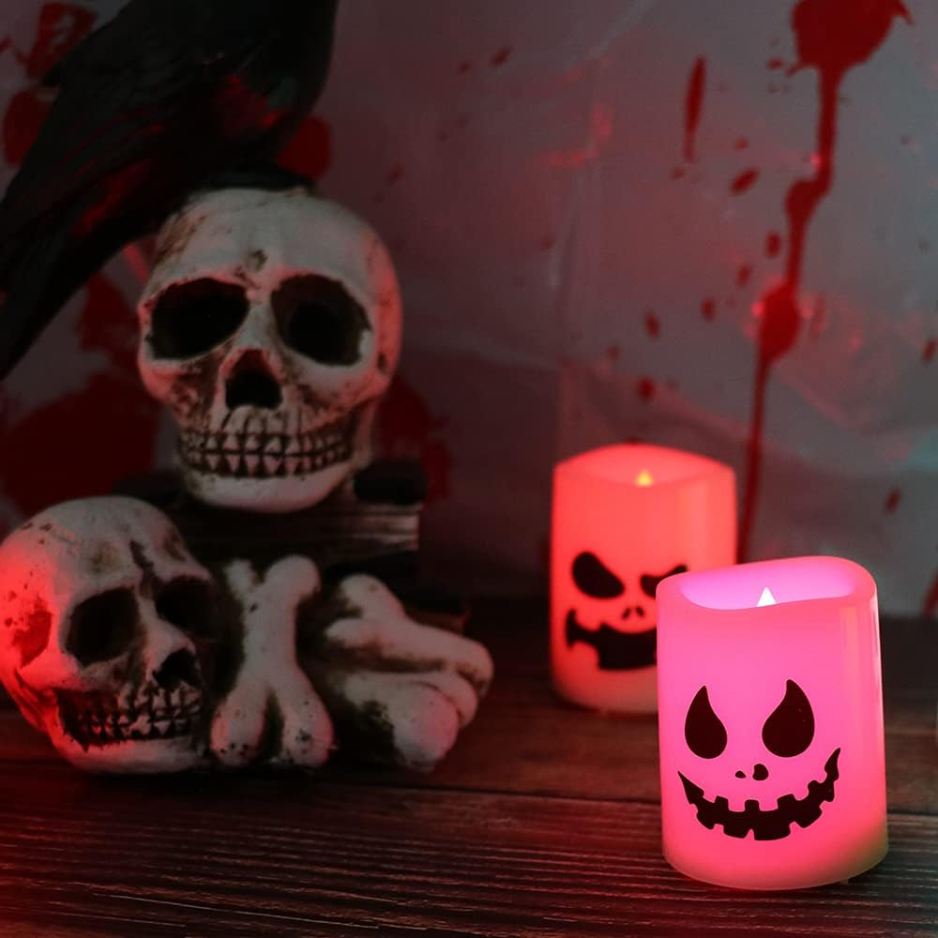 Color-Changing Flameless Votive Candles with Remote and Time - view 2