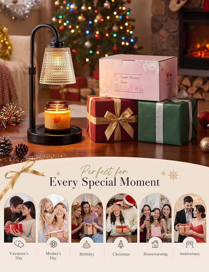 Candle Warmer Lamp with Timer, Electric Candle Heating Lamp  - view 1