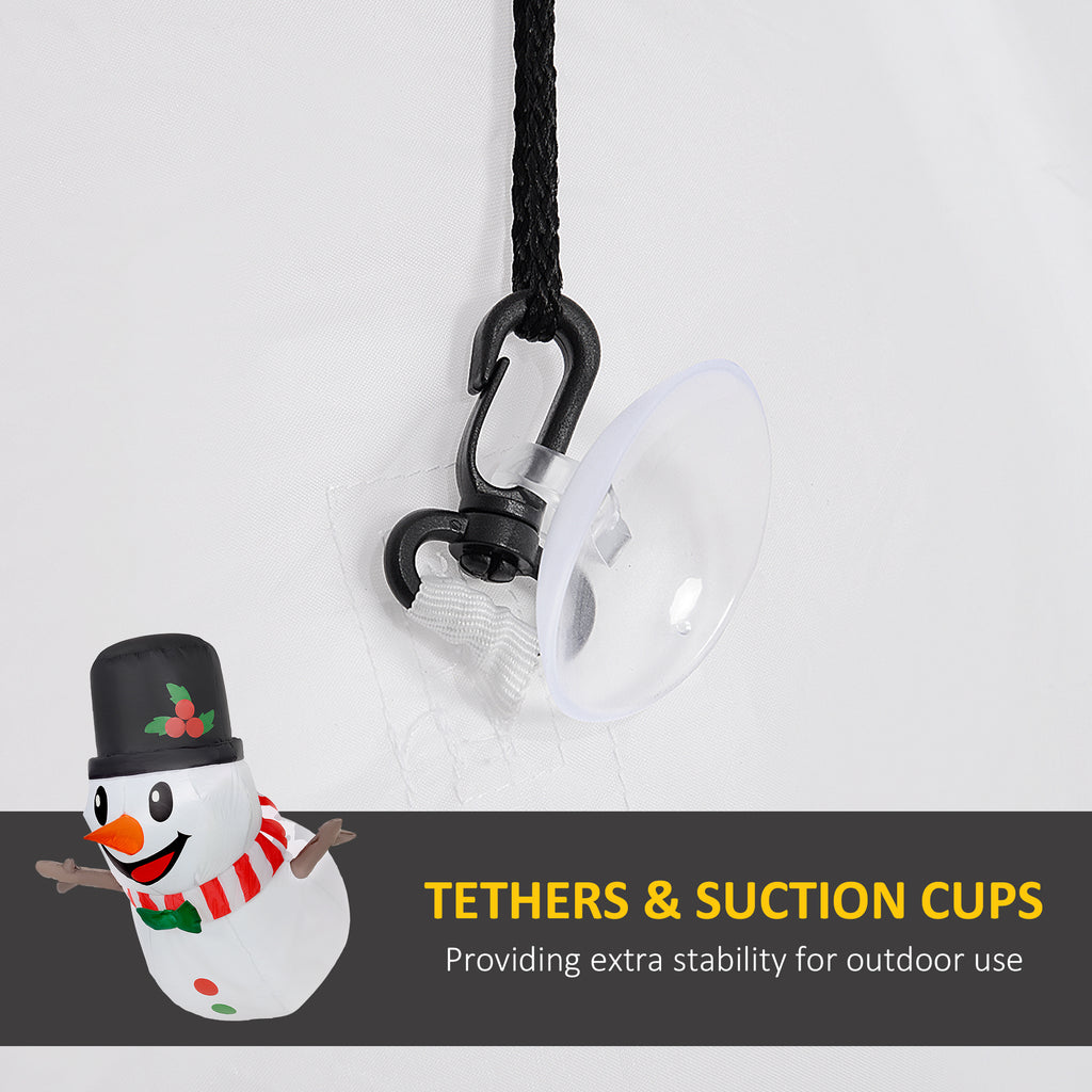 Inflatable Hanging Snowman with LED Lights, Outdoor Christma - view 5