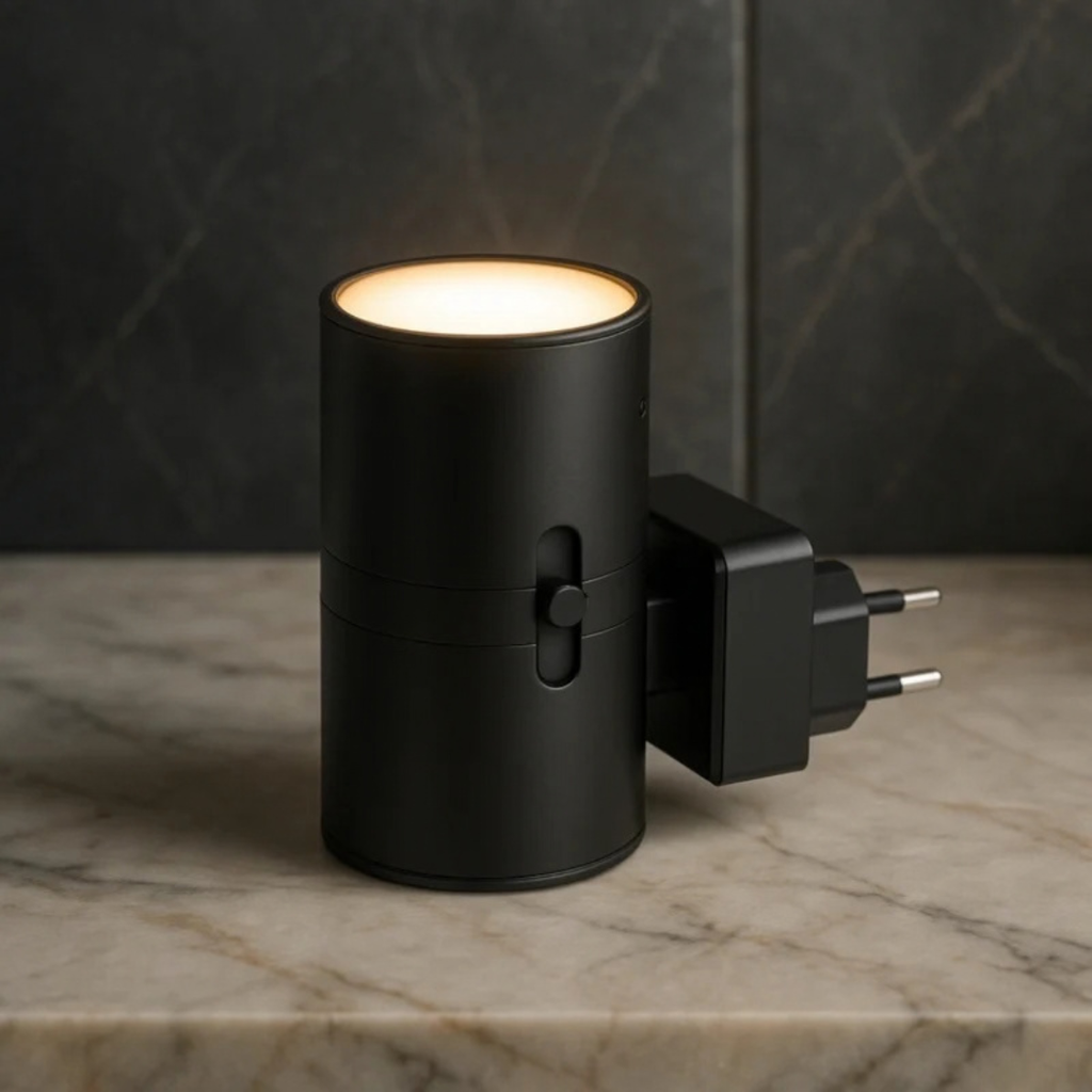 Dimmable Plug-In LED Wall Night Light with Dusk-to-Dawn Sens - view 3