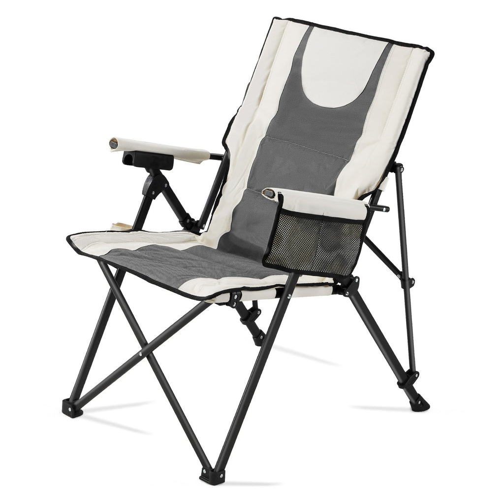 High Back Folding Camping Chair with 3 Recline Positions, 26 - view 1