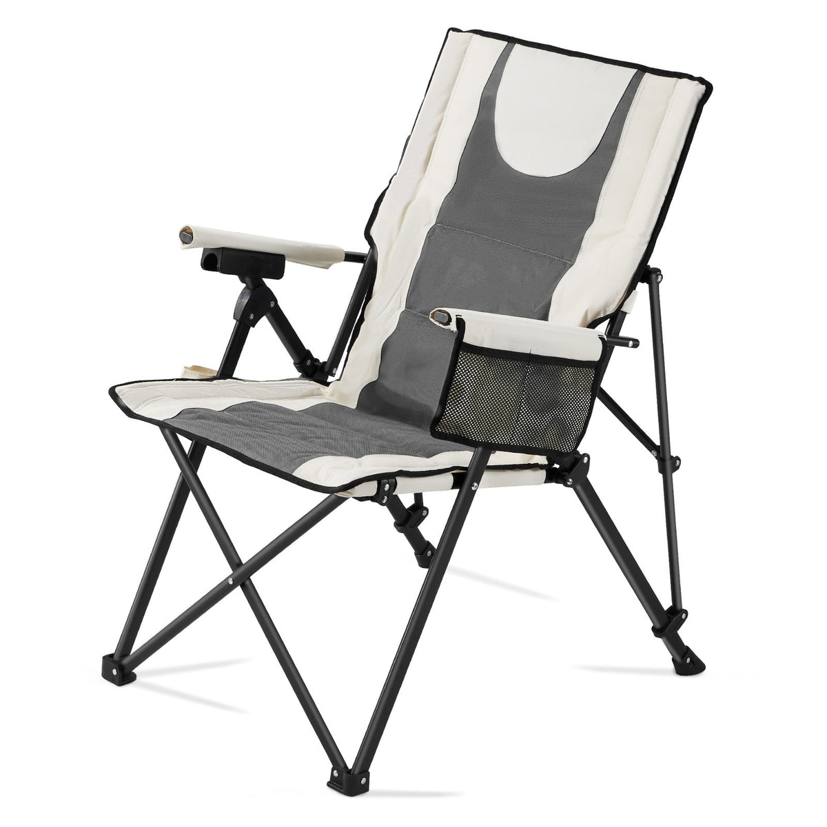 High Back Folding Camping Chair with 3 Recline Positions, 26 - view 1