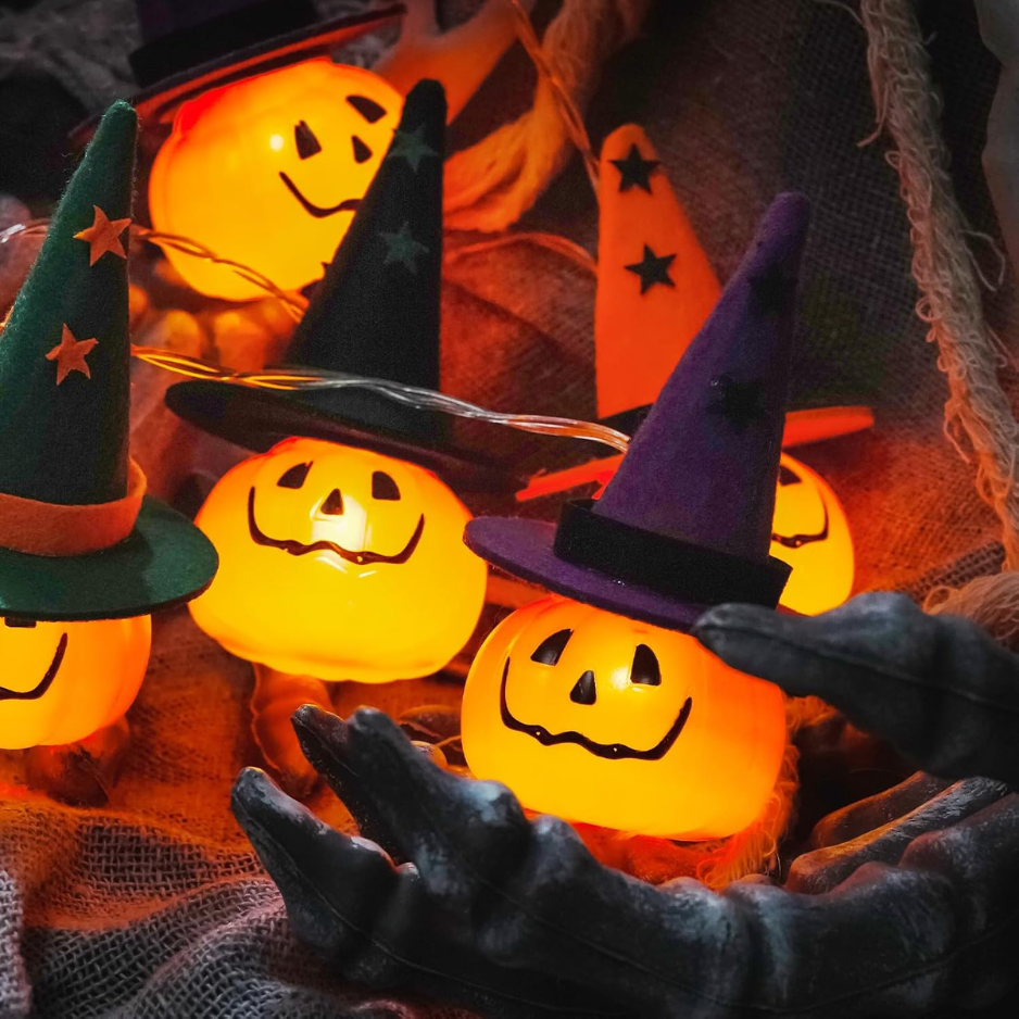 Halloween Fairy String Lights 4.9 ft 10 LED, Battery Operate - view 4