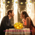 Rose Flower String Lights 2-Pack, 10 ft 20 LED Each, Battery - view 1